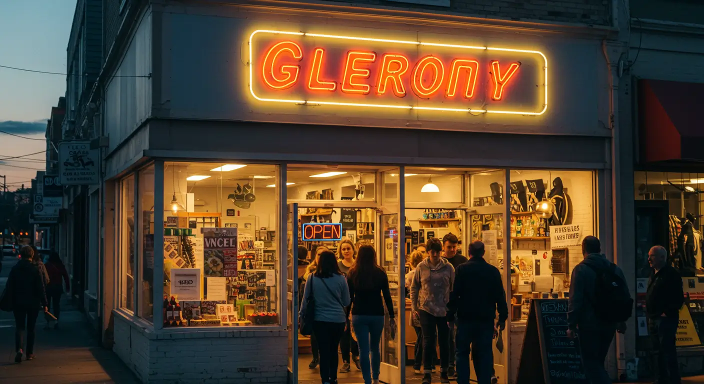 letreiro iluminado para pequenos negócios